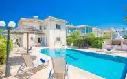 Villa Dora with a private pool and garden under sunny weather in Protaras