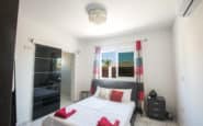 Modern and stylish double bedroom in Cyprus villa rental.