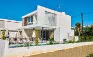 Modern white Villa with pool, patio, and garden in Cyprus Ayia Napa