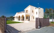 Luxury modern house with tennis court in private gated Villa Rentals in Protaras.