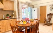 Spacious dining area at Villa Palms View in Limassol.