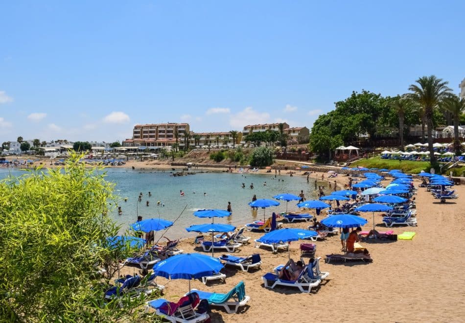 Beach view from Protaras bus route