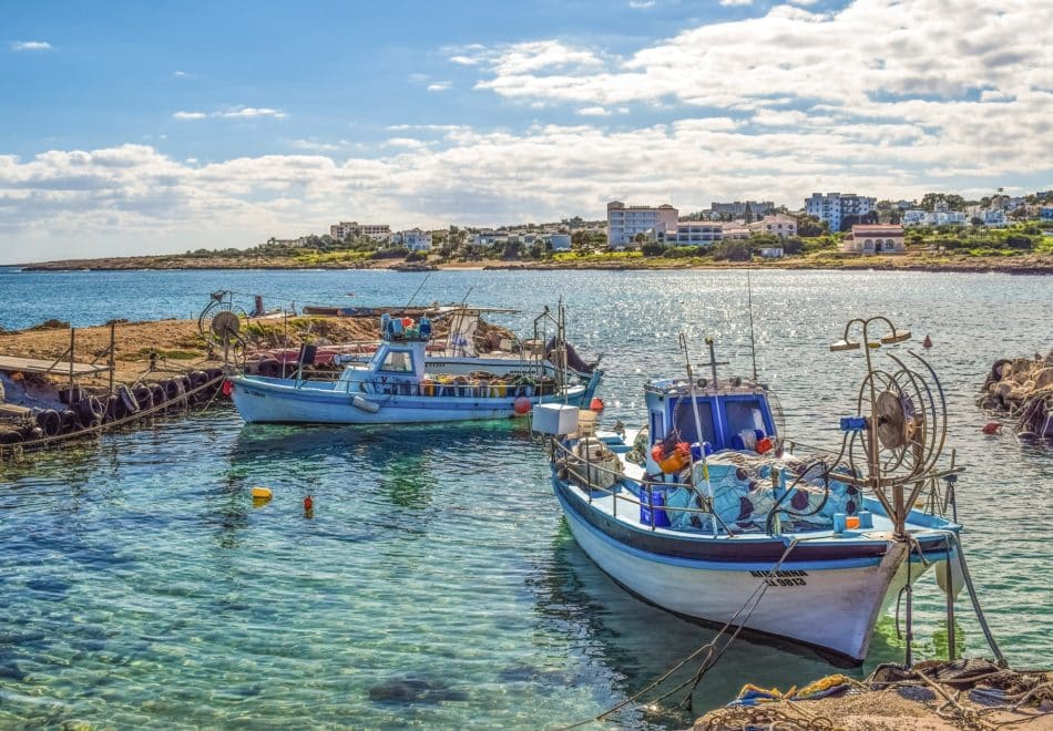 Protaras fishing boats